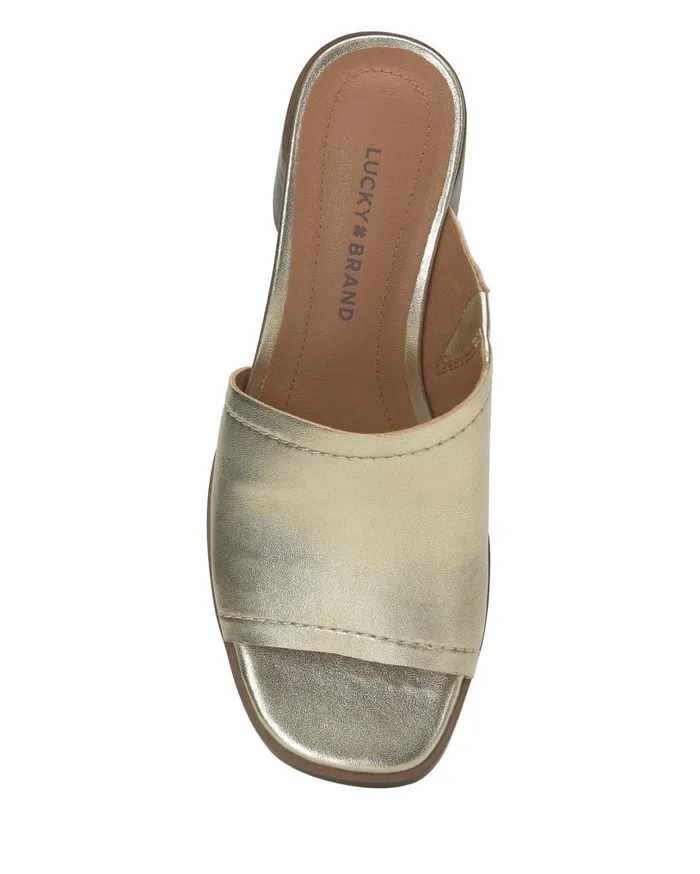 Jamira Heel Gold Women Lucky Brand Shoes