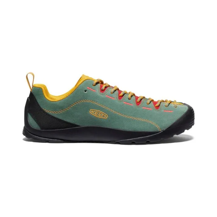 Jasper Dark ForestGolden Yellow Leather Shoe Men KEEN Shoes