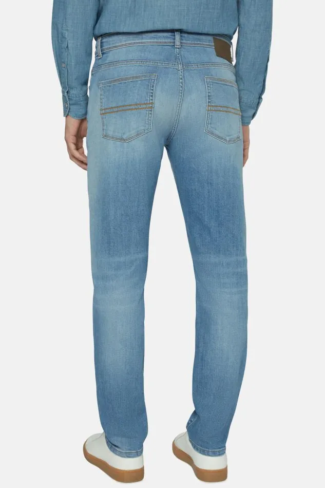 Jeans Men Boggi Milano Light Blue Stretch Denim Jeans Light Blu Jeans Men Boggi Milano Light Blue Stretch Denim Jeans Light Blu