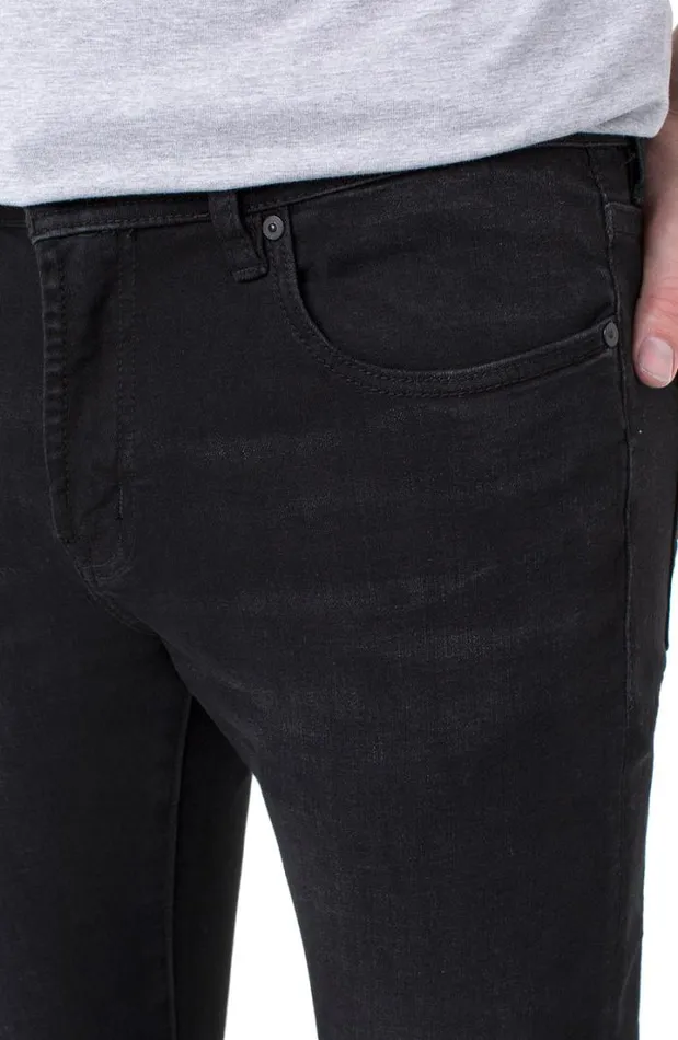 JEANS Men Liverpool Los Angeles KINGSTON MODERN STRAIGHT COMFORT STRETCH Bullet Dark