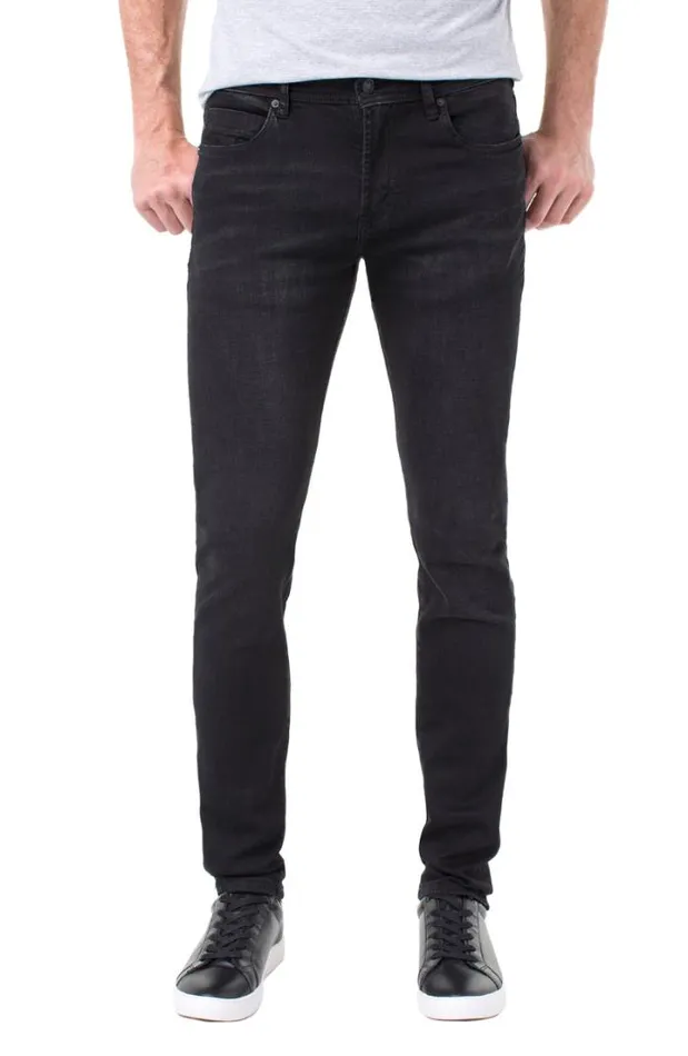 JEANS Men Liverpool Los Angeles KINGSTON MODERN STRAIGHT COMFORT STRETCH Bullet Dark
