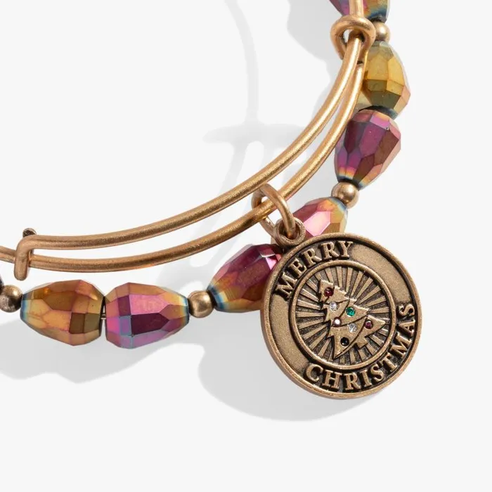 Jewelry Sets Women Alex And Ani Merry Christmas Charm Bangle Set Of 2 Rafaelian Gold