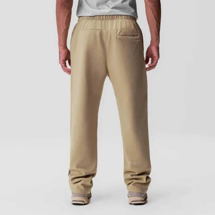 Joggers and Pants Men ASRV Tech Essential Straight Leg Sweats Khaki