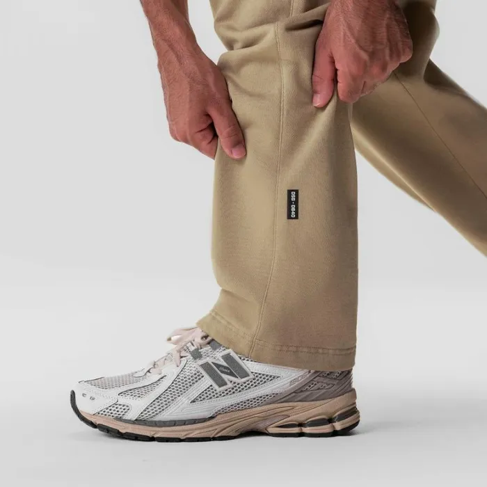 Joggers and Pants Men ASRV Tech Essential Straight Leg Sweats Khaki