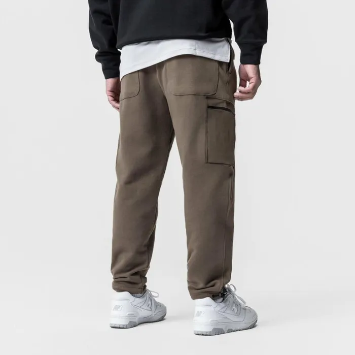 Joggers and Pants Men ASRV TechTerry Cinch Cargo Jogger Deep Taupe