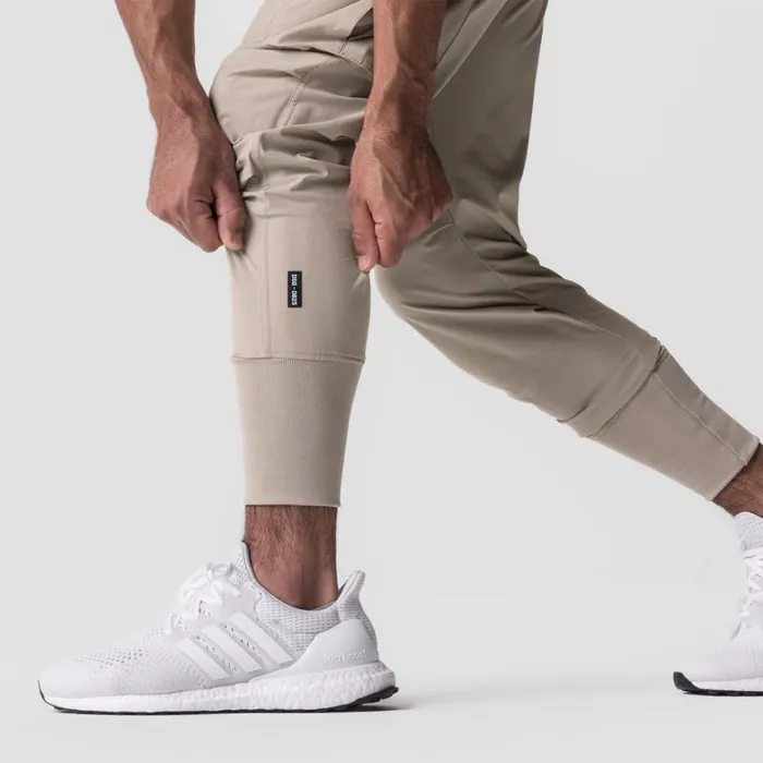 Joggers and Pants Men ASRV TetraLite Cargo High Rib Jogger Beige