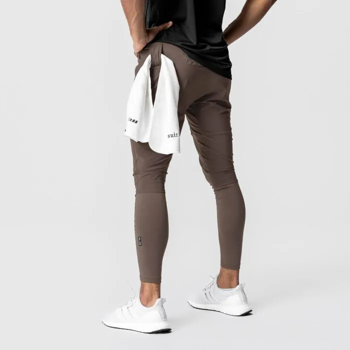 Joggers and Pants Men ASRV TETRALITE Hybrid Jogger Deep Taupe