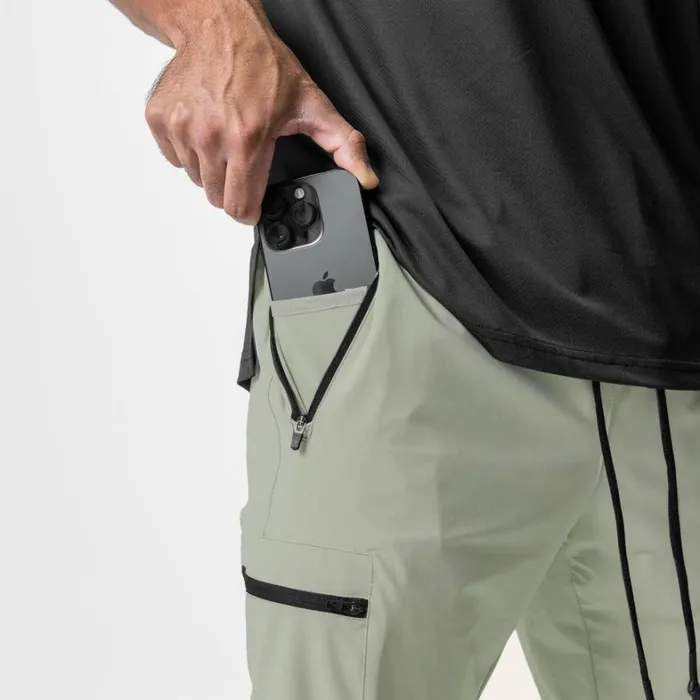 Joggers and Pants Men ASRV TetraLite Inlay Pocket High Rib Jogger Sage
