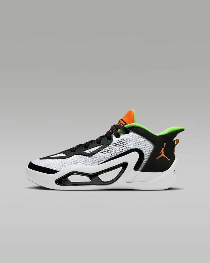 Jordan Kids Nike Tatum 1 Whiteblackgreen Striketotal Orange