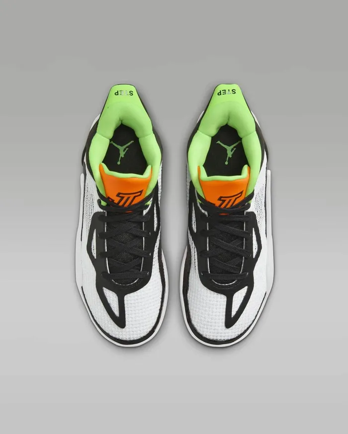 Jordan Kids Nike Tatum 1 Whiteblackgreen Striketotal Orange