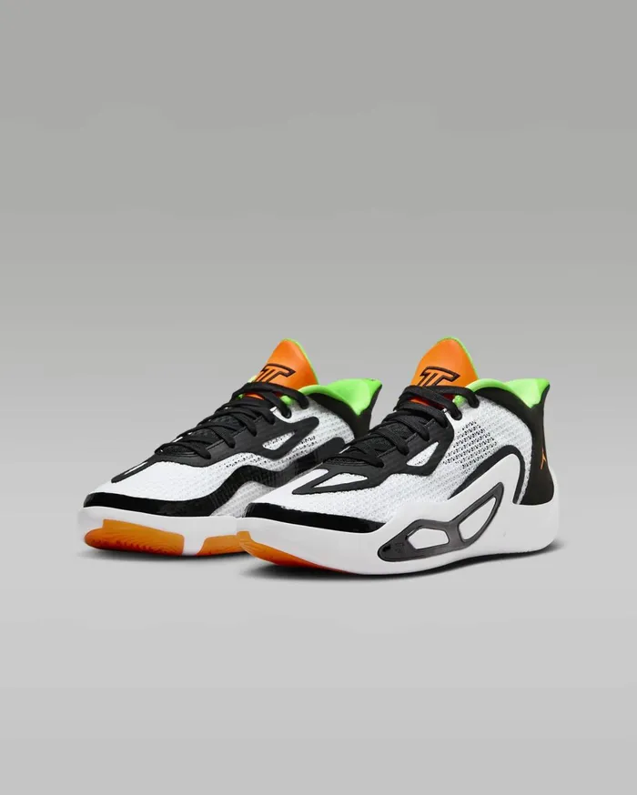 Jordan Kids Nike Tatum 1 Whiteblackgreen Striketotal Orange