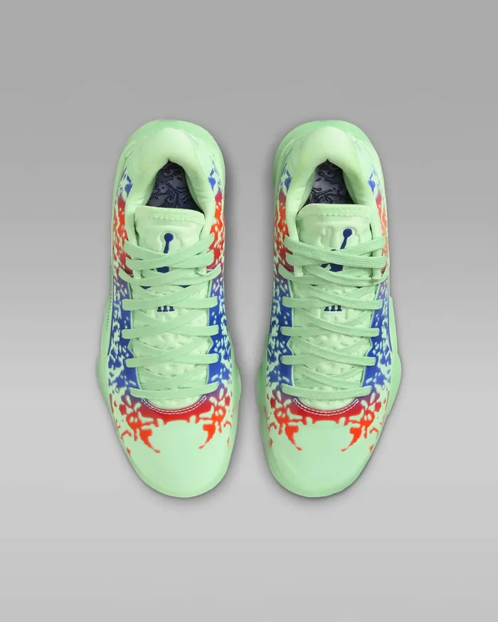 Jordan Kids Nike Zion 3 039Mud Sweat And Tears039 Mint Foampsychic Purpleflash Crimsonconcord