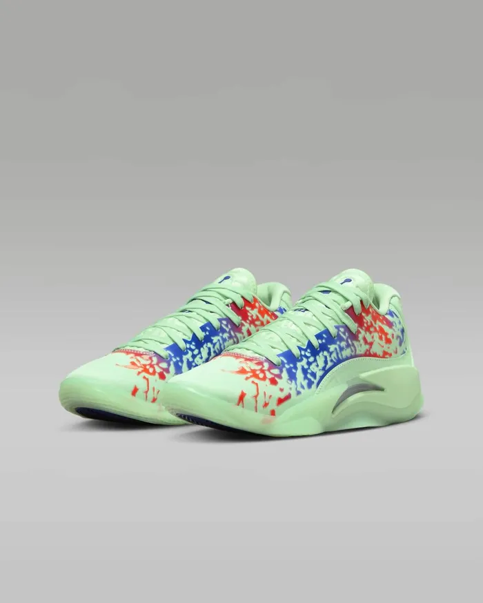 Jordan Kids Nike Zion 3 039Mud Sweat And Tears039 Mint Foampsychic Purpleflash Crimsonconcord