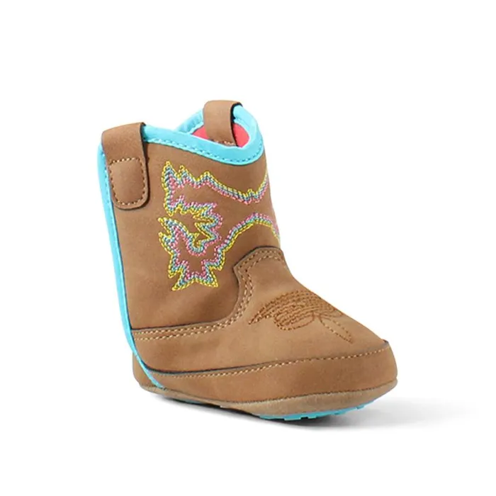 Kids Baby Boots Ariat Infant Lil039 Stompers Delilah Boot Brownfeathertan Kids Baby Boots Ariat Infant Lil039 Stompers Delilah Boot Brownfeathertan