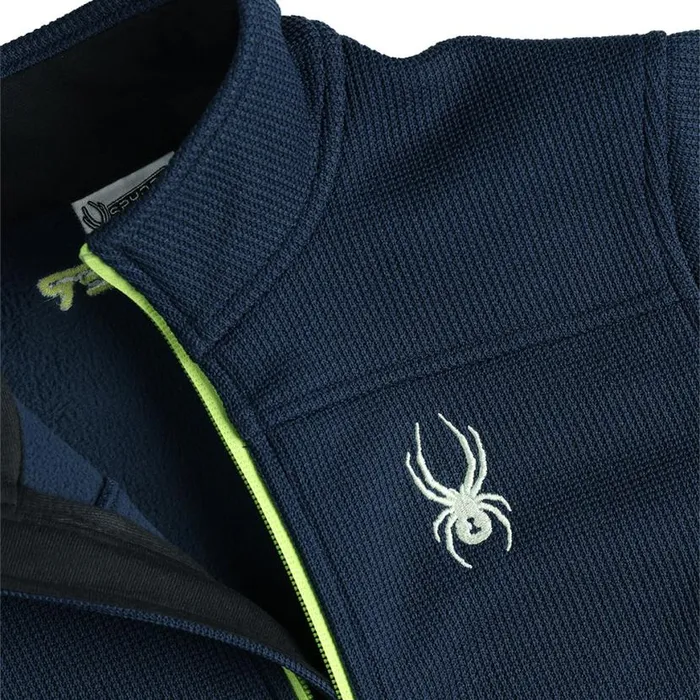 Kids Bandit Full Zip True Navy Spyder Fleece