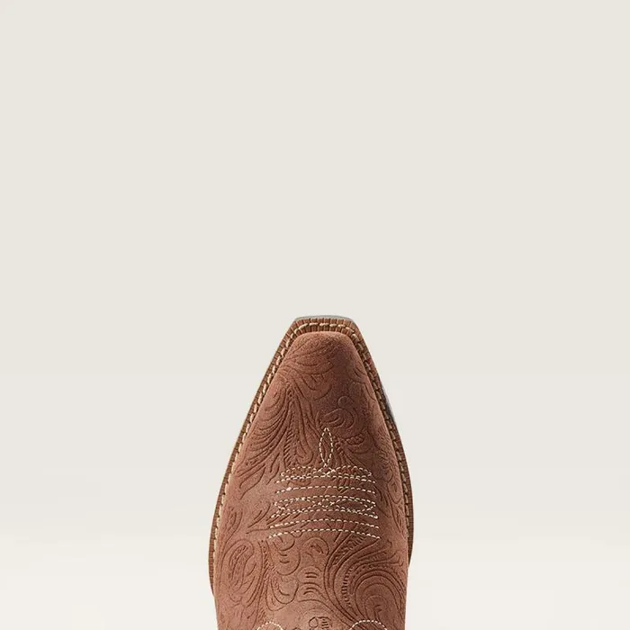 Kids Big Kids039 Footwear Ariat Heritage Star Western Boot Brown Floral Emboss Kids Big Kids039 Footwear Ariat Heritage Star Western Boot Brown Floral Emboss