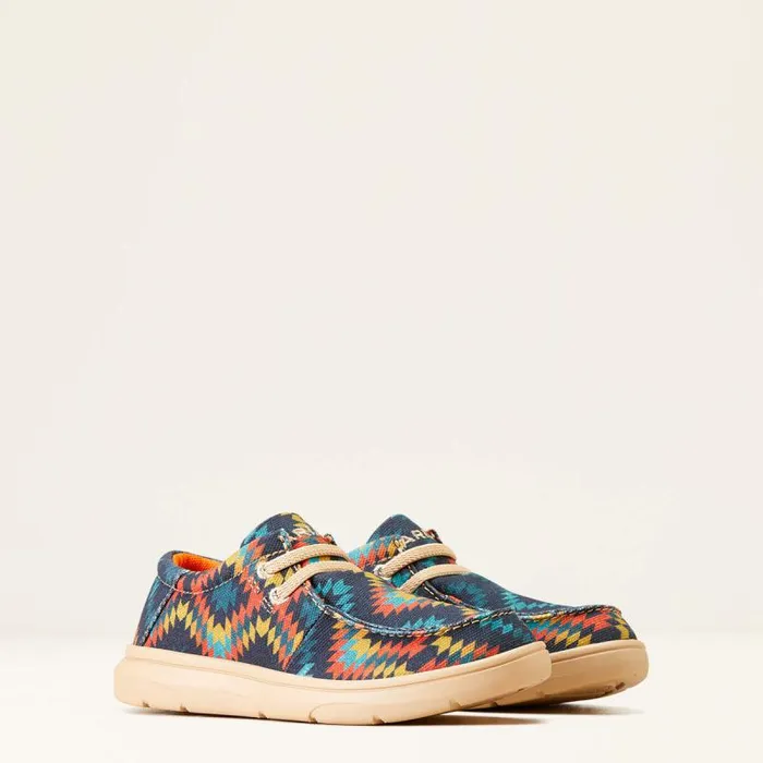 Kids Big Kids039 Footwear Ariat Hilo Blue Aztec