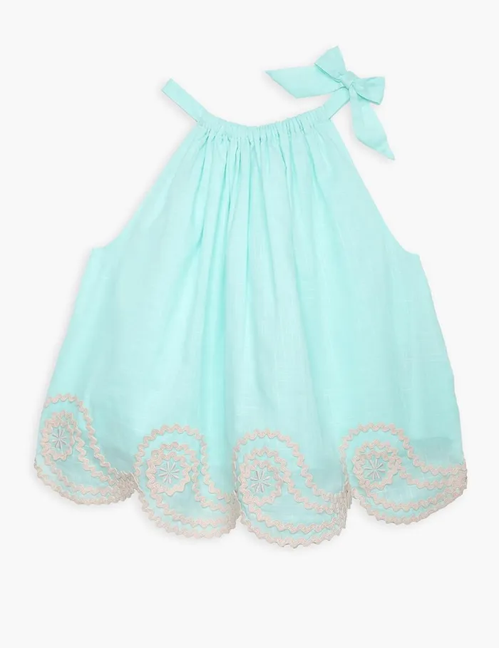 Kids Clothing Zimmermann Waverly Ric Rac Top Blue