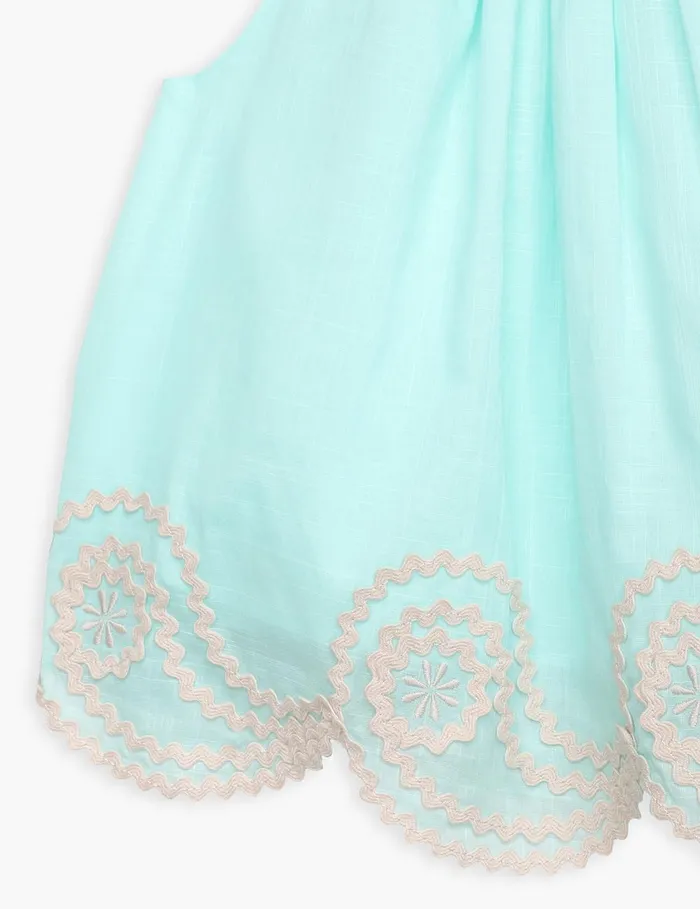 Kids Clothing Zimmermann Waverly Ric Rac Top Blue