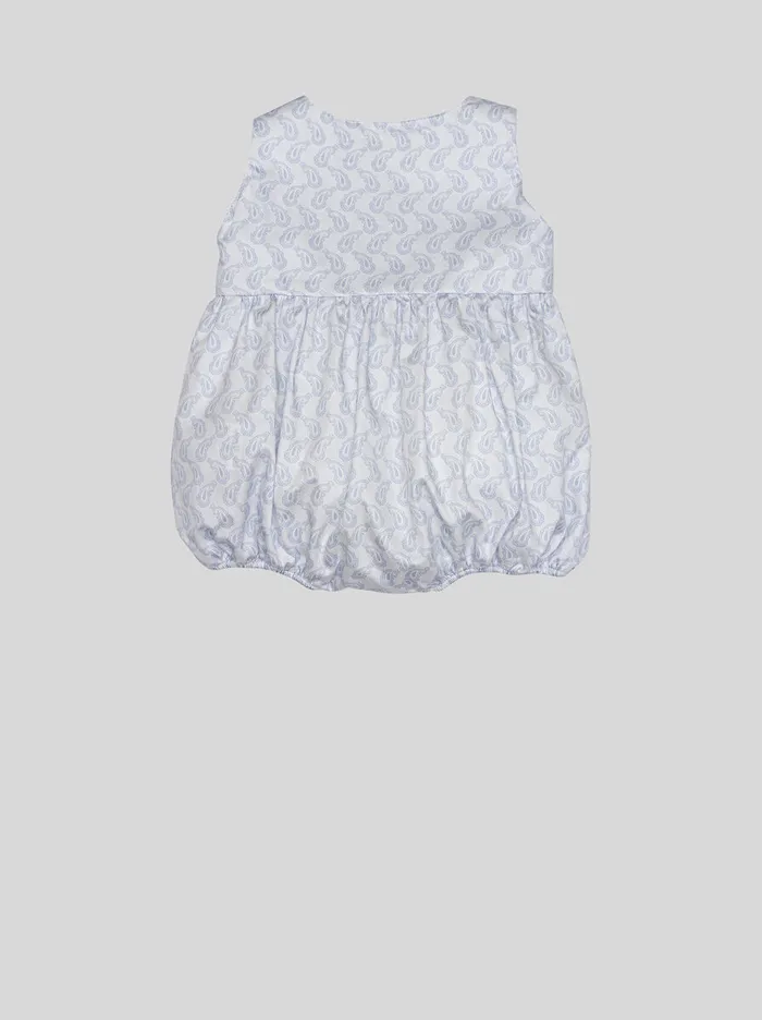 Kids Etro Clothing Sleeveless MicroPaisley Romper Suit Light Blue Kids Etro Clothing Sleeveless MicroPaisley Romper Suit Light Blue