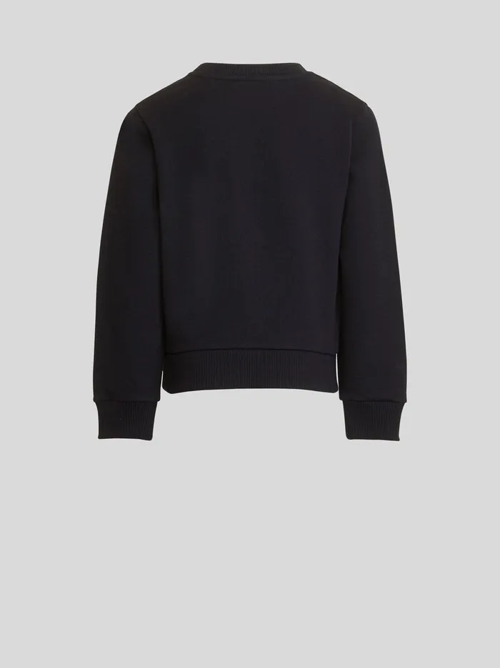 Kids Etro Topwear Embroidered Sweatshirt For Children Navy Blue Kids Etro Topwear Embroidered Sweatshirt For Children Navy Blue