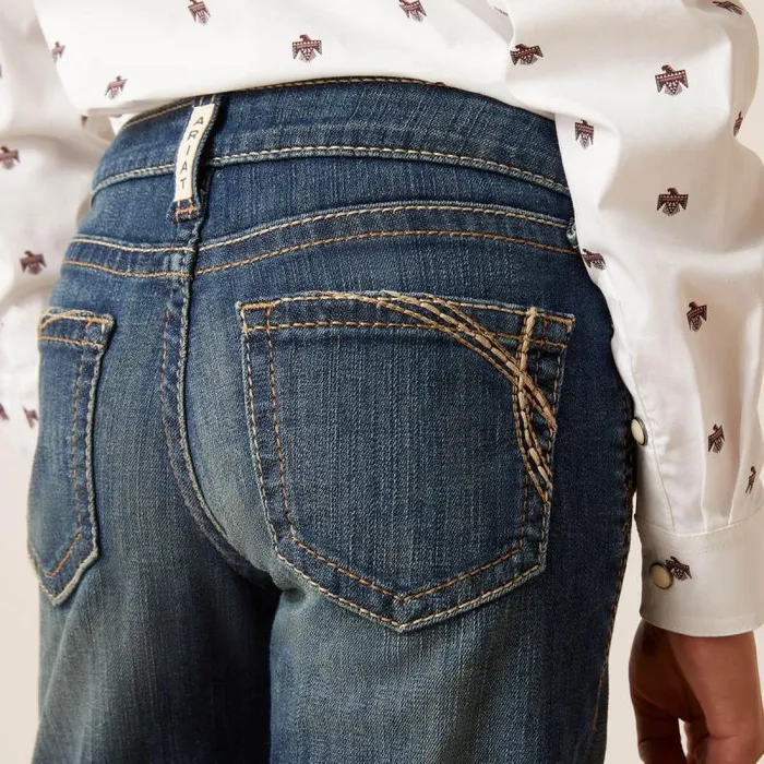 Kids Jeans Ariat REAL Naz Trouser Pacific Kids Jeans Ariat REAL Naz Trouser Pacific