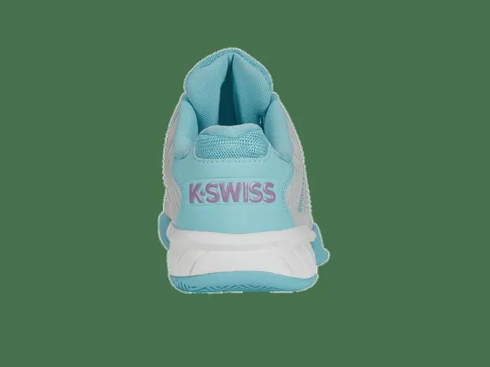 Kids KSwiss Teens 816 Years HYPERCOURT EXPRESS 2 Brilliant Whiteangel Bluesheer Lilac