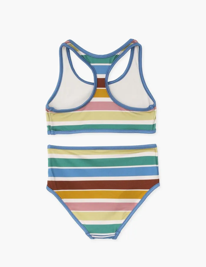 Kids Swimwear Zimmermann Everley Racer Bikini Multi Stripe