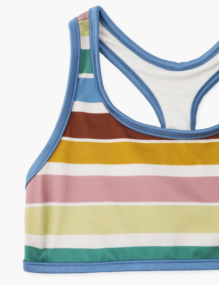 Kids Swimwear Zimmermann Everley Racer Bikini Multi Stripe