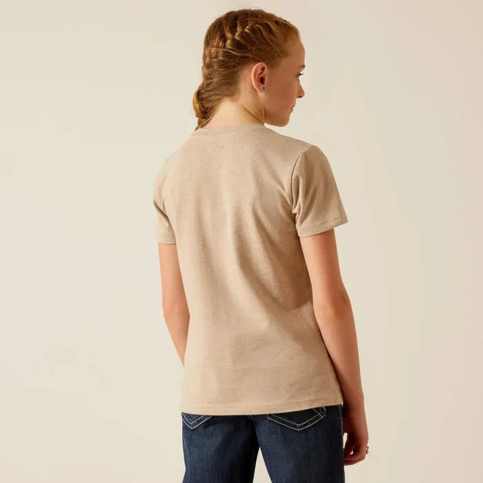 Kids TShirts and Polos Ariat Cowgirl Desert TShirt Oatmeal Heather Kids TShirts and Polos Ariat Cowgirl Desert TShirt Oatmeal Heather