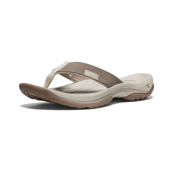 Kona Flip BrindleSilver Birch Leather FlipFlop Women KEEN SlipOns Kona Flip BrindleSilver Birch Leather FlipFlop Women KEEN SlipOns