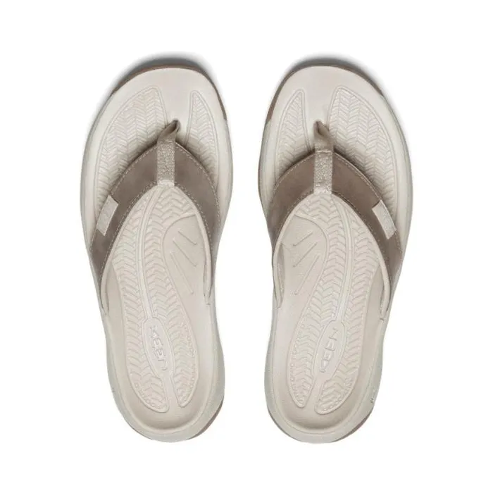 Kona Flip BrindleSilver Birch Leather FlipFlop Women KEEN SlipOns Kona Flip BrindleSilver Birch Leather FlipFlop Women KEEN SlipOns