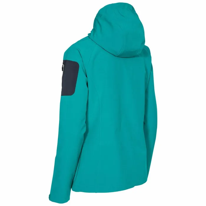 Landry DLX Softshell Jacket Ocean Green Women Trespass Softshell Jackets