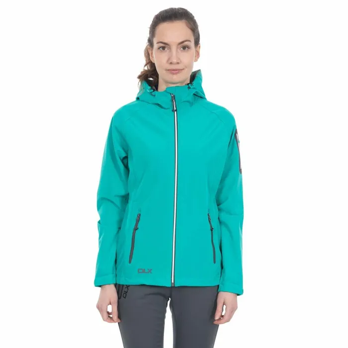 Landry DLX Softshell Jacket Ocean Green Women Trespass Softshell Jackets