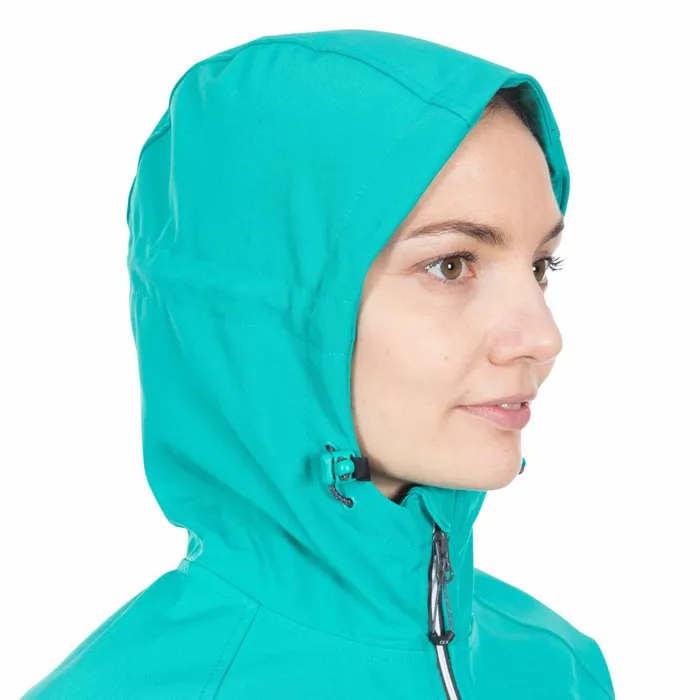 Landry DLX Softshell Jacket Ocean Green Women Trespass Softshell Jackets