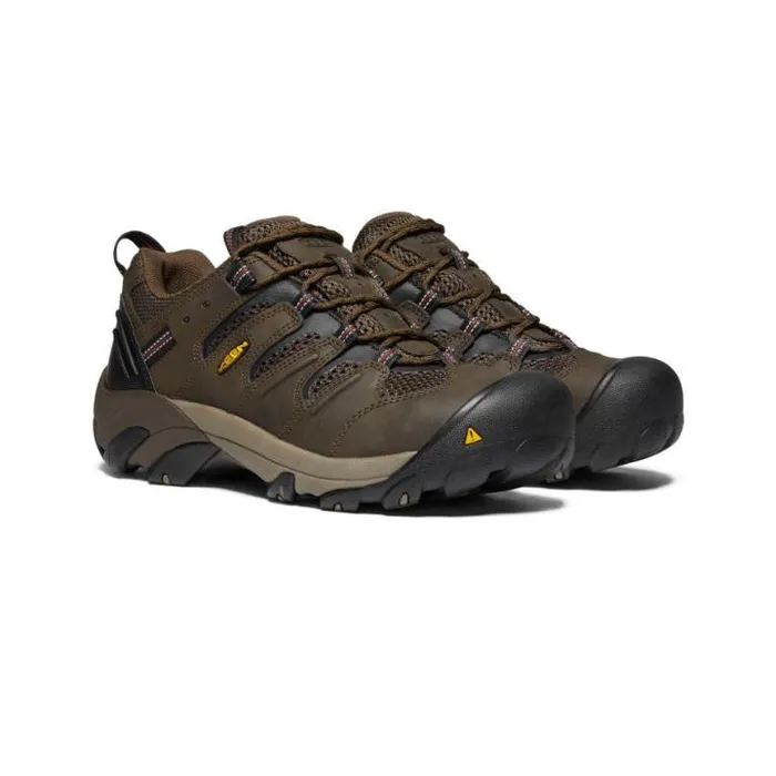 Lansing Low Steel Toe Cascade BrownFired Brick Men KEEN Shoes Lansing Low Steel Toe Cascade BrownFired Brick Men KEEN Shoes