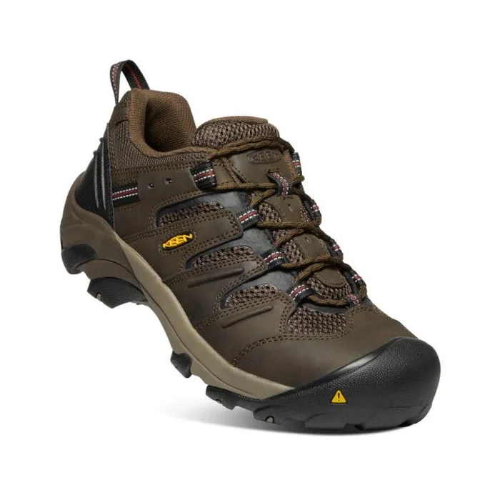 Lansing Low Steel Toe Cascade BrownFired Brick Men KEEN Shoes Lansing Low Steel Toe Cascade BrownFired Brick Men KEEN Shoes