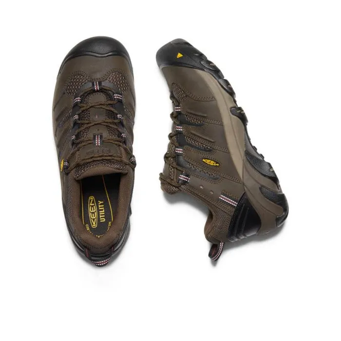 Lansing Low Steel Toe Cascade BrownFired Brick Men KEEN Shoes Lansing Low Steel Toe Cascade BrownFired Brick Men KEEN Shoes
