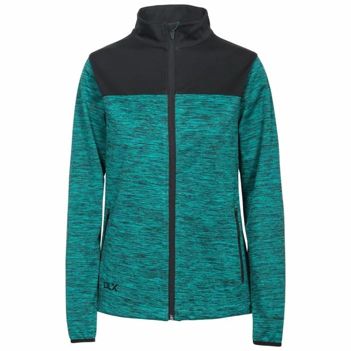 Laverne DLX Breathable Water Resistant Softshell Jacket Ocean Green Women Trespass Softshell Jackets Laverne DLX Breathable Water Resistant Softshell Jacket Ocean Green Women Trespass Softshell Jackets