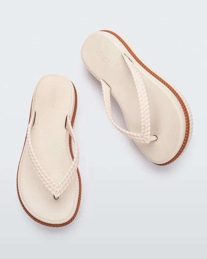 Leblon Beigebrown Women Melissa Flip Flops