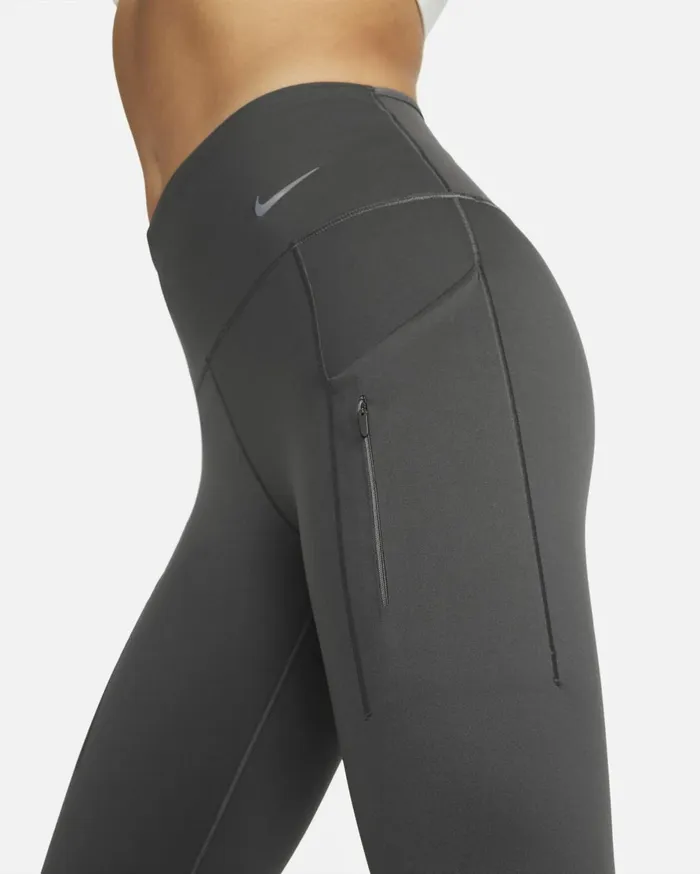 Leggings Women Nike Go Medium Ashblack