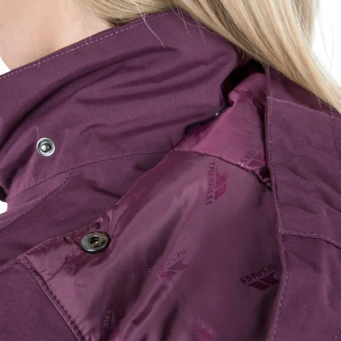 Liberate Windproof Waterproof Jacket Potent Purple Women Trespass Waterproof Jackets Liberate Windproof Waterproof Jacket Potent Purple Women Trespass Waterproof Jackets
