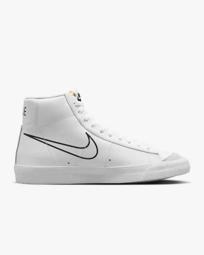 Lifestyle Men Nike Blazer Mid 03977 Whitebright Mandarinmedium Ashblack