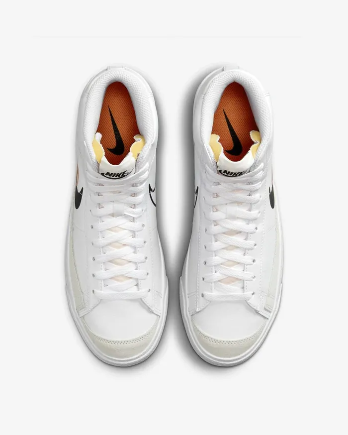 Lifestyle Men Nike Blazer Mid 03977 Whitebright Mandarinmedium Ashblack