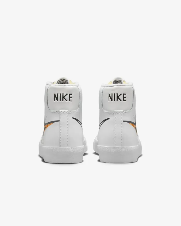 Lifestyle Men Nike Blazer Mid 03977 Whitebright Mandarinmedium Ashblack