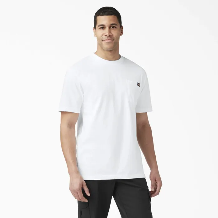Lightweight Short Sleeve Pocket TShirt White White wh Men Dickies Work Shirts