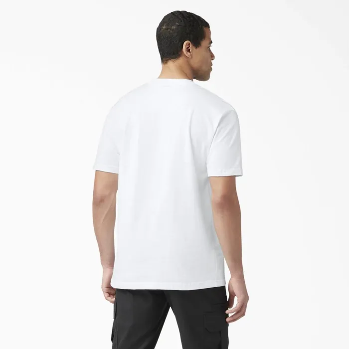 Lightweight Short Sleeve Pocket TShirt White White wh Men Dickies Work Shirts Lightweight Short Sleeve Pocket TShirt White White wh Men Dickies Work Shirts