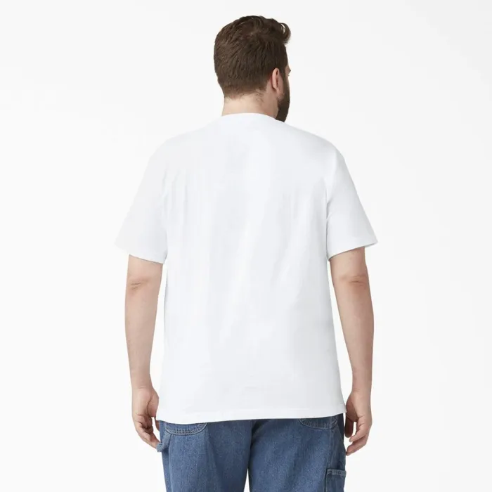 Lightweight Short Sleeve Pocket TShirt White White wh Men Dickies Work Shirts Lightweight Short Sleeve Pocket TShirt White White wh Men Dickies Work Shirts