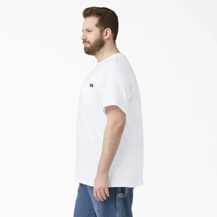 Lightweight Short Sleeve Pocket TShirt White White wh Men Dickies Work Shirts Lightweight Short Sleeve Pocket TShirt White White wh Men Dickies Work Shirts