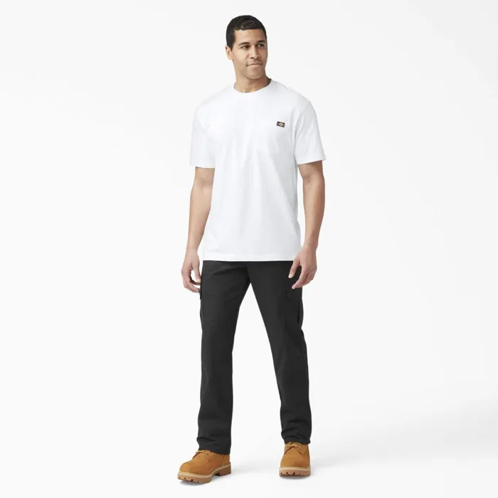 Lightweight Short Sleeve Pocket TShirt White White wh Men Dickies Work Shirts Lightweight Short Sleeve Pocket TShirt White White wh Men Dickies Work Shirts